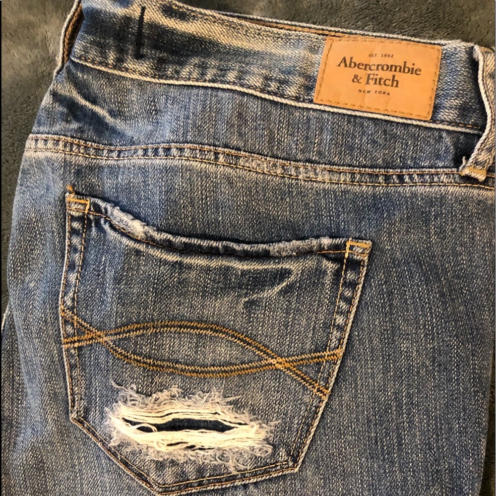 Distressed Abercrombie & Fitch “Madison” jeans